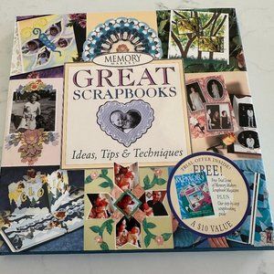 2 for $10 🎁 Memory Makers "Great Scrapbooks" Hardcover Book